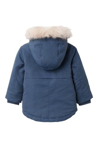 Parka à capuche - Bleu foncé
