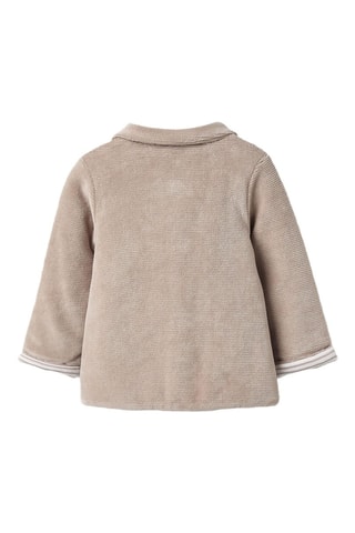 Veste en velours - Gris clair