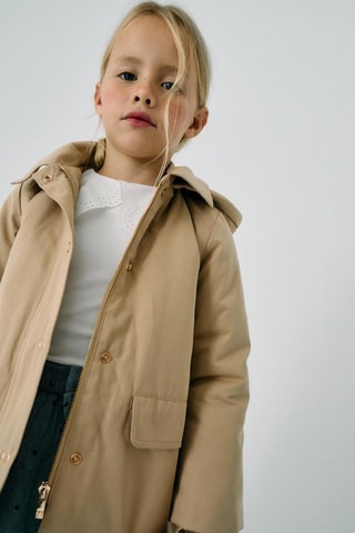 Veste à capuche - Beige