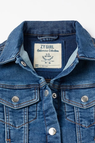 Veste en jean - Bleu cobalt