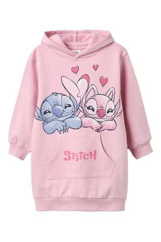 Robe à capuche Lilo et Stitch Disney - Rose