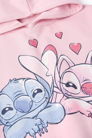 Robe à capuche Lilo et Stitch Disney - Rose