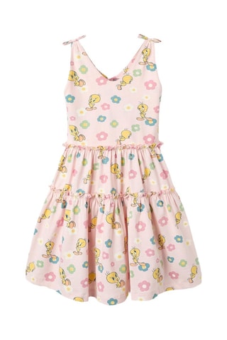Robe Titi et Grosminet Lonney Tunes - Rose clair
