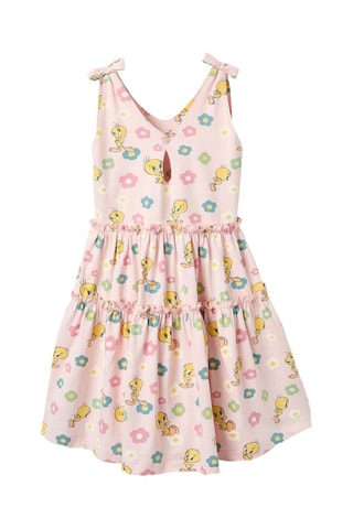 Robe Titi et Grosminet Lonney Tunes - Rose clair