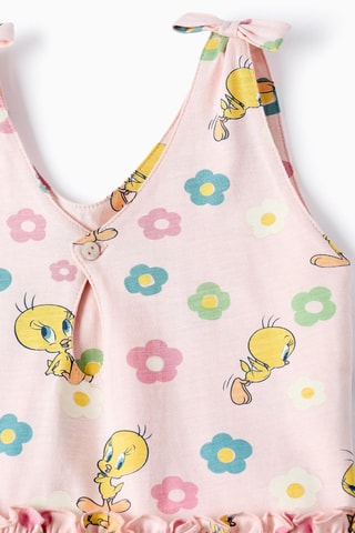 Robe Titi et Grosminet Lonney Tunes - Rose clair