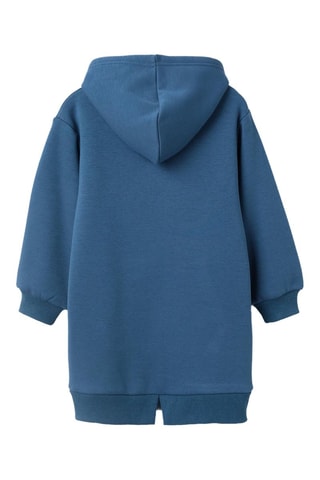 Robe sweat à capuche - Bleu foncé