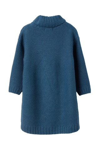 Robe pull - Bleu pétrole