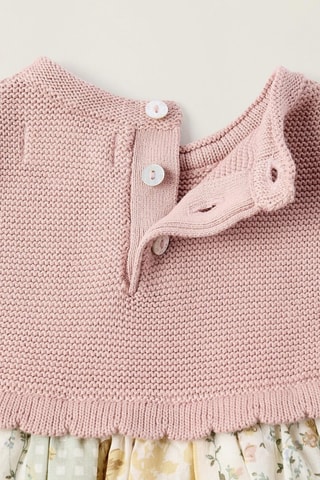 Robe trompe-l’œil - Rose clair