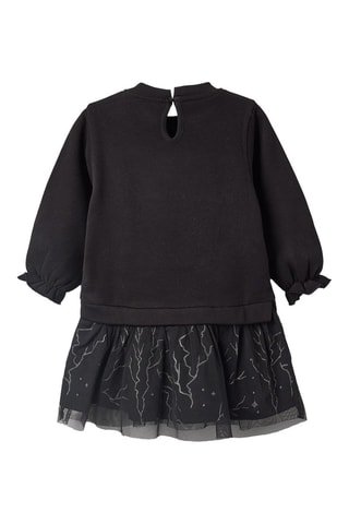 Robe trompe-l’œil - Noir