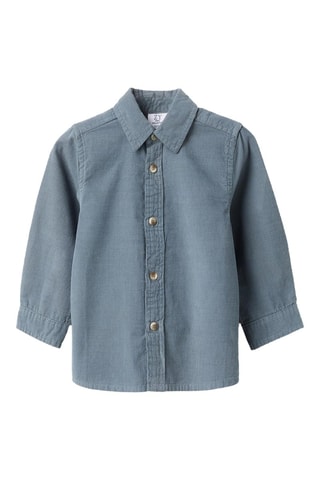 Chemise en velours - Ciel