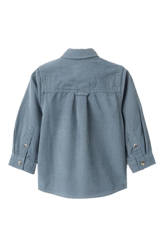 Chemise en velours - Ciel