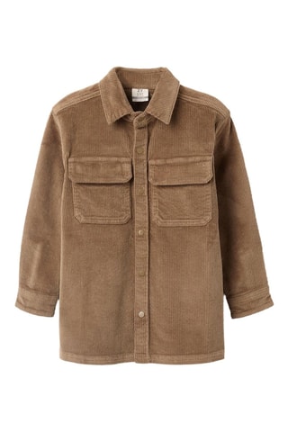 Surchemise en velours - Gris