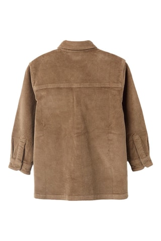 Surchemise en velours - Gris