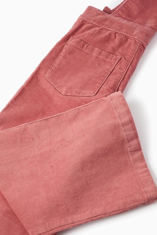 Salopette en velours - Rose