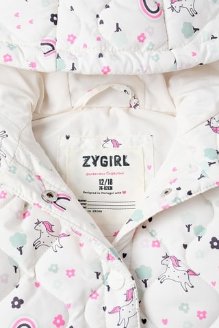 Doudoune à capuche - Blanc