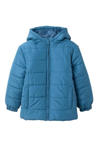 Doudoune à capuche - Indigo