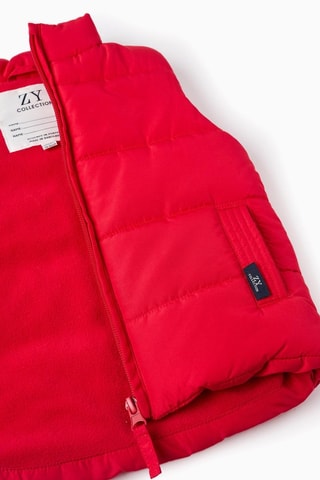 Doudoune sans manches - Rouge