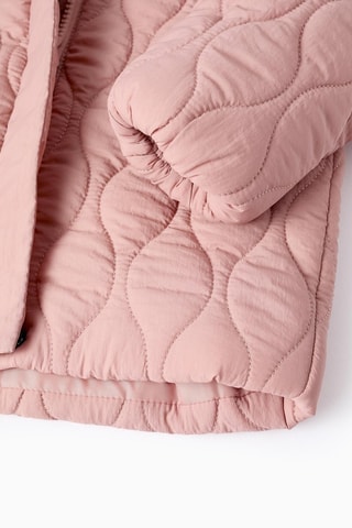 Doudoune à capuche - Vieux rose