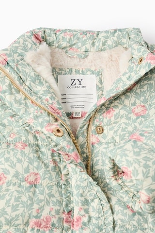 Doudoune à capuche - Vert clair