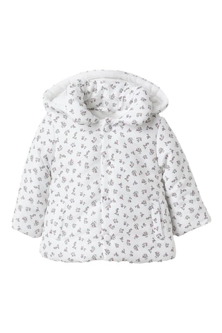 Doudoune à capuche - Blanc