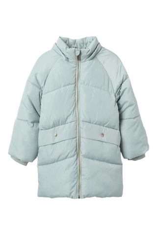 Doudoune à capuche - Vert clair