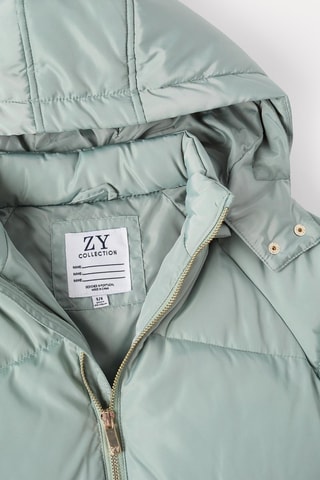 Doudoune à capuche - Vert clair