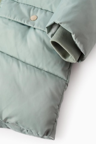 Doudoune à capuche - Vert clair