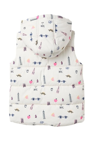 Doudoune sans manches - Blanc