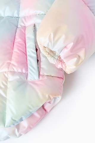 Doudoune tie and dye - Blanc