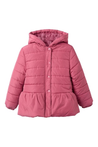 Doudoune à capuche - Vieux rose