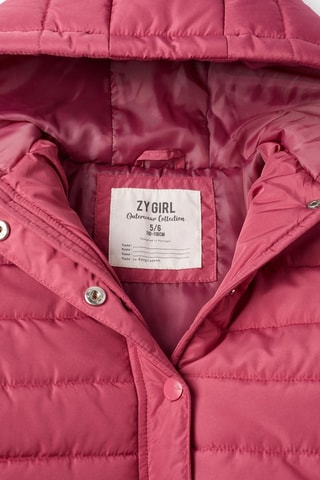 Doudoune à capuche - Vieux rose