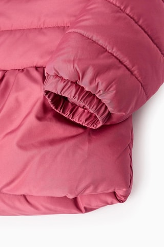 Doudoune à capuche - Vieux rose