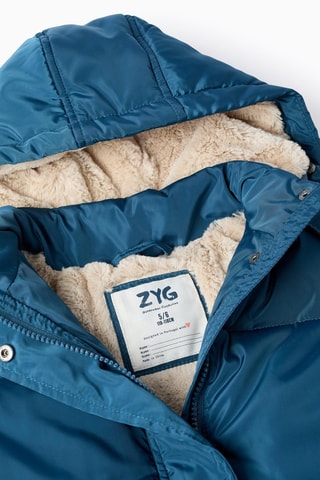 Doudoune à capuche - Bleu foncé