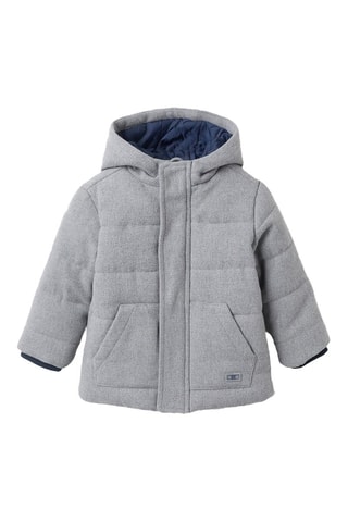 Doudoune à capuche - Gris