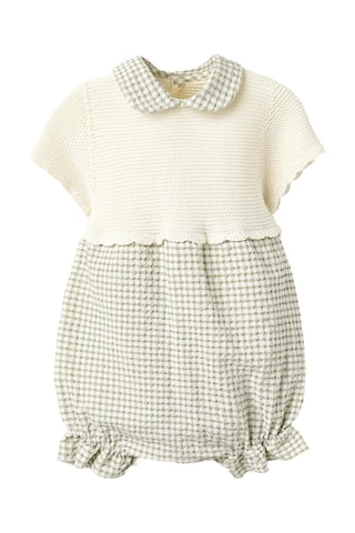 Barboteuse trompe-l‘œil - Vert clair