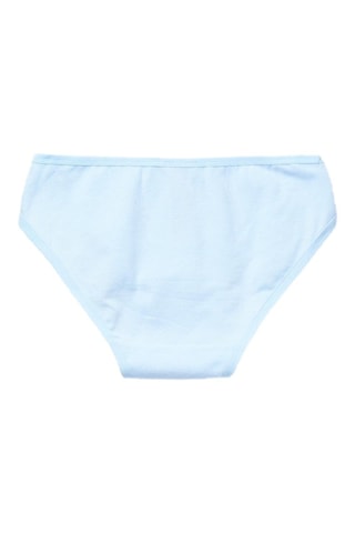 5 culottes - Ciel et blanc