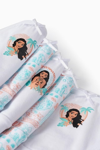 5 culottes Vaiana la légende du bout du monde Disney - Blanc