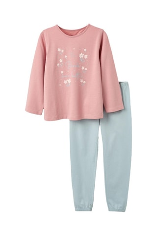 Pyjama - Rose clair et ciel