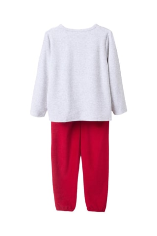 Pyjama en velours Minnie Disney - Gris clair chiné
