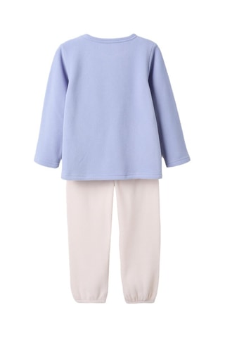 Pyjama polaire - Ciel et rose clair