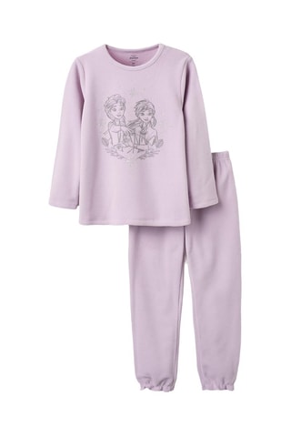 Pyjama Elsa et Anna La Reine des Neiges Disney - Mauve