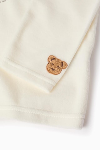 Pyjama en velours - Blanc