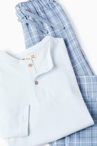 Pyjama - Ciel et blanc