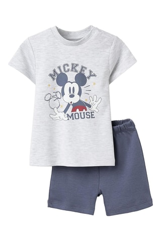 Pyjama Mickey Disney - Gris clair chiné