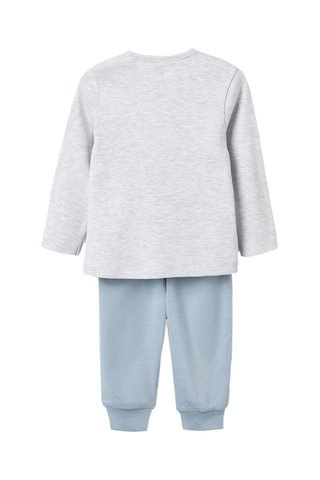 Pyjama Tom et Jerry - Gris clair chiné et ciel