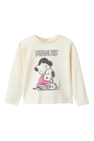 T-shirt Lucy et Snoopy - Blanc