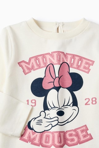 T-shirt Minnie Disney - Beige clair