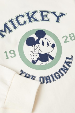 T-shirt Mickey Disney - Beige clair