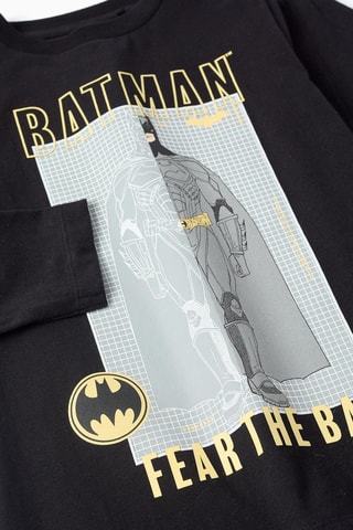 T-shirt Batman La Ligue des Justiciers DC Comics - Noir