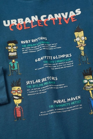 T-shirt - Bleu foncé